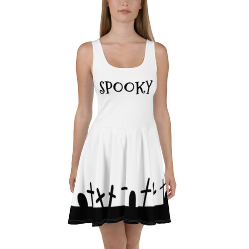 halloween dress with graveyard bottom